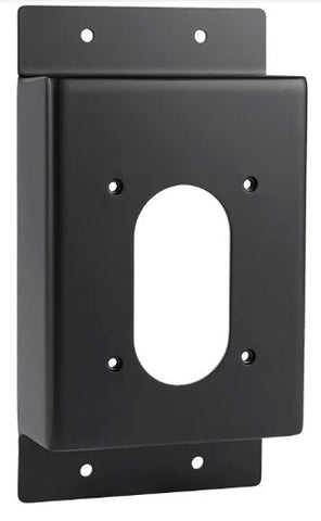 MB-SSBOX-2A-BLK - Stainless Steel Mounting Box, Matte Black  - V2+, 1.5”