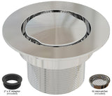 BCS.102.77 - 4" Flat Round Drain Outlet - Luxe Bronze