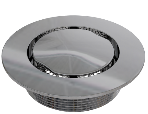 BCS.100.11 - 4" Serenity Round Shower Drain Top - Chrome