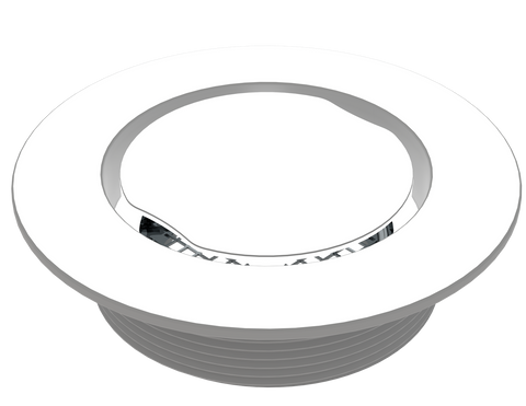 BCS.100.44 - 4" Round Shower Drain Top - White