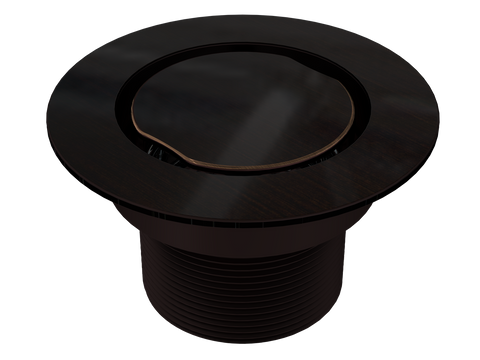 BCS.102.66 - 4" Flat Round Drain Outlet - Venetian Bronze