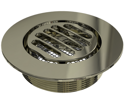 BCS.150.55 - 4" Round Shower Drain Top - Polished Nickel