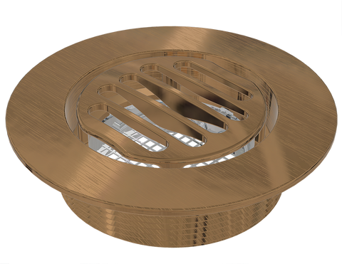 BCS.150.77 - 4" Round Shower Drain Top - Luxe Bronze