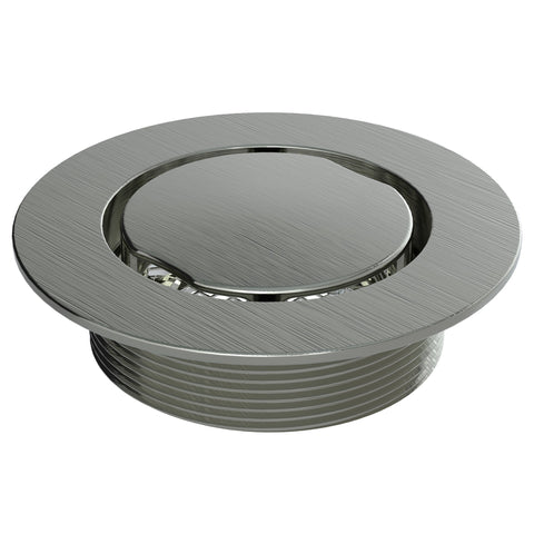 BCS.100.22 - 4" Round Shower Drain Top - Brushed Nickel