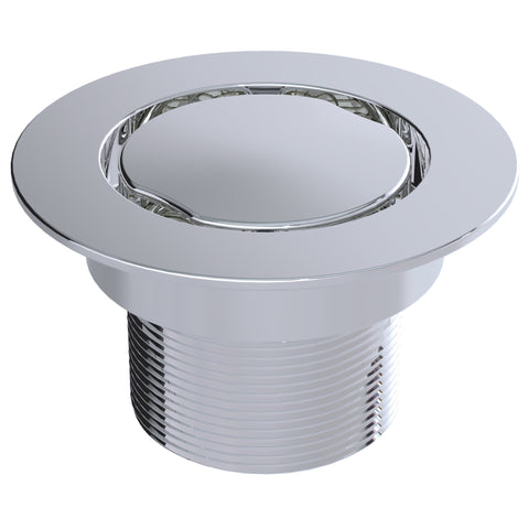 BCS.102.11 - 4" Flat Round Drain Outlet - Chrome