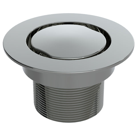 BCS.102.55 - 4" Flat Round Drain Outlet - Polished Nickel